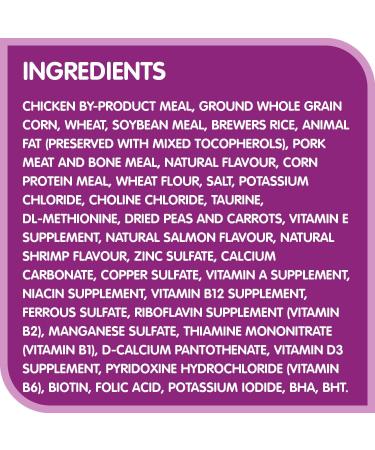Whiskas Seafood Selections Adult Dry Cat Food With Real Salmon 4kg bag - Buy Online on GoSupps.com