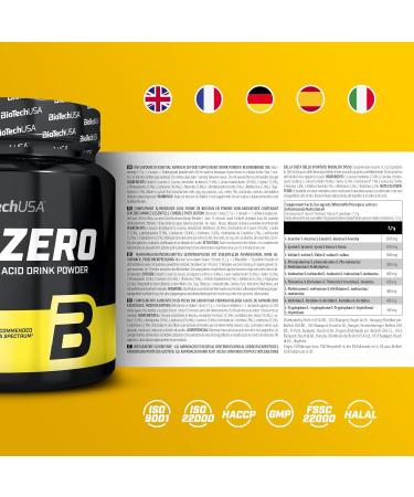 BioTechUSA EAA Zero - 7160mg Essential Amino Acid Power | WHO Recommended Ratio | Sugar-Free Gluten-Free 350g Unflavoured - Buy Online on GoSupps.com
