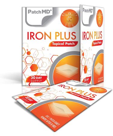 PatchMD Iron Plus Topical Patches - 30 Day Supply | 30 Patches - Buy Online on GoSupps.com