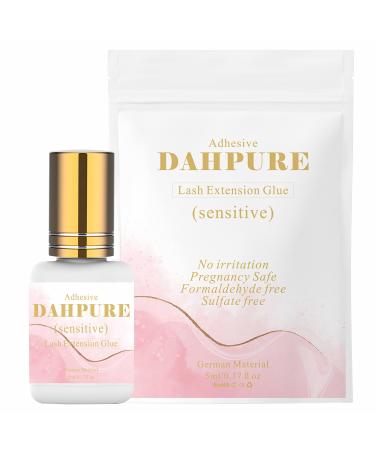 DAHPURE Updated DIY Lash Extension Glue  Hypoallergenic Cluster Lash Glue  Last 3 Weeks Semi Permanent Lash Glue  Waterproof Self Application No Fume Home Use