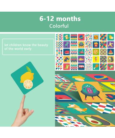 Black and White Baby Flashcards - 80 High Contrast Visual Stimulation Cards for Infant Intelligence Development | Early Memory Learning Toy for Newborns 0-12 Months - Buy Online on GoSupps.com