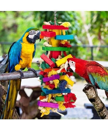 MEWTOGO Extra Large Bird Parrot Toys for African Grey, Macaws, and Amazon Parrots - Buy Online on GoSupps.com