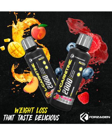 Forzagen L-Carnitine 2000 Liquid with Vitamin B6 - Acetyl L-Carnitine & L-Tartrate - 30 Servings (Very Berry) - Buy Online on GoSupps.com