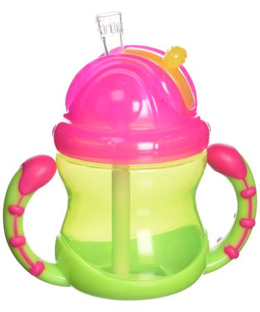 Nuby Super Spout Easy Gripper Cup  10 Ounce  Colors May Vary (Discontinued by Manufacturer)