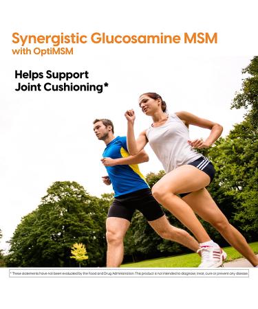 Doctor's Best Synergistic Glucosamine MSM Formula - 180 Capsules for Joint Health - Buy Online on GoSupps.com