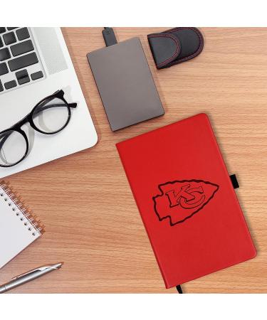NFL Kansas City Chiefs Laser-Engraved Color Notepad - Officially Licensed 5.25 x 8.25-inches - Buy Online on GoSupps.com