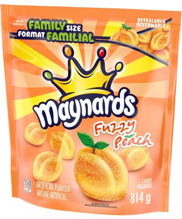 Maynards Fuzzy Peach Candy Gummy Candy Bulk Candy Family Size 814 g - Buy Online on GoSupps.com