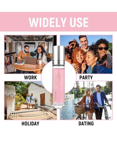 Perfume for Men Valentine's Day Sale Rose Perfume Oil Pheromone Perfume for Men Roll on Perfume Oil Portable Perfume for Male (3 Pcs-B) - Buy Online on GoSupps.com