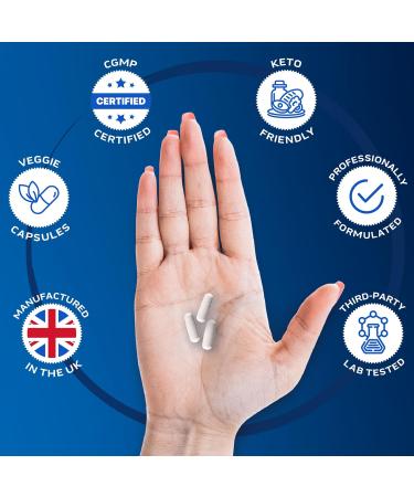 Creatine Monohydrate Capsules 3000mg - 180 Micronised Pure Unflavoured - Pre Workout Tablets for Men & Women - Vegan Keto Gluten-Free - Made in UK | 45 Servings - Buy Online on GoSupps.com