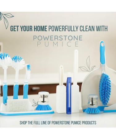 Powerstone Pumice Chisel Set - 8 Refillable Sticks with Plastic Handle - Fine-Grit Pumice for Toilet, Tub, Sink Stain Removal - Buy Online on GoSupps.com