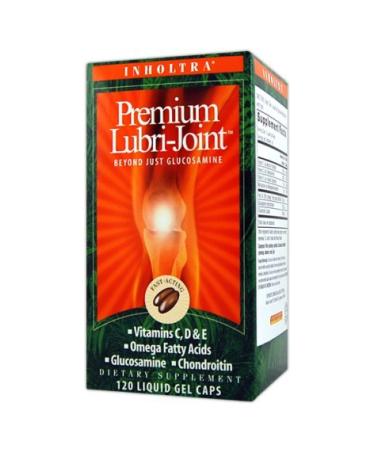 Nature's Secret Inholtra Premium Lubri-Joint Fast-Acting Joint & Connective Tissue Health Supplement with Vitamin C D & E Omega Fatty Acids Glucosamine & Chondroitin - 120 Liquid Softgels