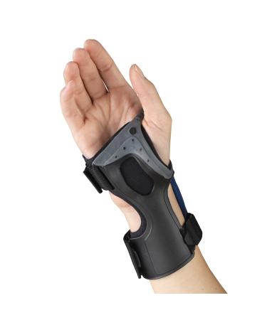 OTC Wrist Brace Molded Exoskeleton Low-Profile Exolite Medium Medium Black (Right Hand)