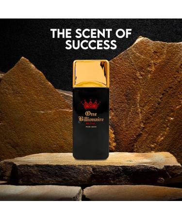 One Billionaire Sensual Woody Fragrance for Men | Long Lasting Cologne Aromatic Scent Eau de Parfum Natural Spray - Great Holiday Gift 3.4 Fl Oz/100 Ml - Buy Online on GoSupps.com