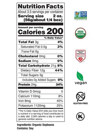 Seapoint Farms Organic Edamame Fettuccine 7.05 oz - Gluten-Free Pasta Noodles (Pack of 3) - Buy Online on GoSupps.com