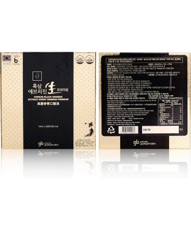 GeumHeuk Korean Black Ginseng Extract EveryGin (10mL X 30 Pouch) - Premium Quality Ginseng. Boost Immunity and Promote Enhance Immunity, Mental Performance, Stamina, Energy Health - Buy Online on GoSupps.com