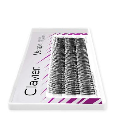 Clavier V-Shape Fishtail C-Curl Tufted Eyelashes 14mm | Kardashian Effect 3D Look | Naturally Beautiful Eyelashes - Shop Internationally! - Buy Online on GoSupps.com