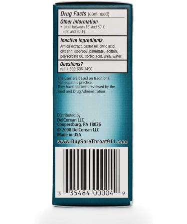 Relief for Sore Throat Sinus Congestion & Ear Ache | Value Pack of 6 - 0.71 oz (21ml) | International Shipping - Buy Online on GoSupps.com