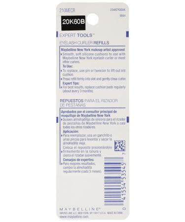 Maybelline Expert Tools Eyelash Curler Refills - Replacement Pads for Precision Curling - Buy Online on GoSupps.com