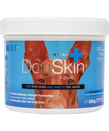 Natural VetCare Dog'Skin Veterinary Strength Skin and Coat Supplement for Itchy Dogs 300 g (Pack of 1) - Buy Online on GoSupps.com
