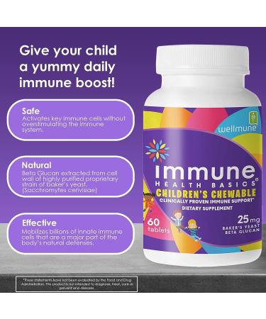 Children's Wellmune Chewable Tablets: Clinically Proven Immunity Support for Kids - Buy Online on GoSupps.com