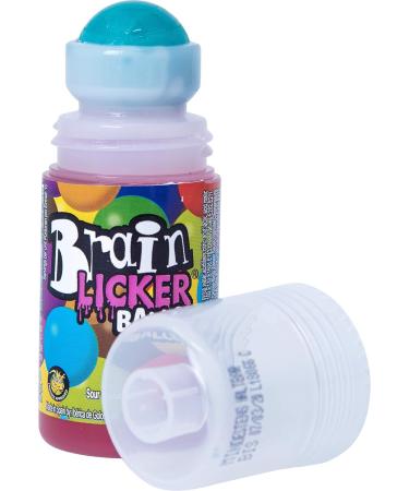 Freekee Brain Licker Balls - 12 Tongue Rollers with Sour Liquid Candy | Fruit Flavored Tray (12 x 80g) | International Shipping - Buy Online on GoSupps.com