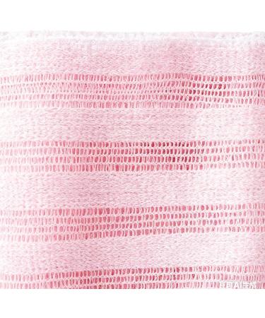 Serviette de gommage pour le corps | Longue d barbouillettes de douche Pour enlever les peaux mortes frotter masser masser femmes hommes personnes g es spa la maison toutes les peaux Rose - Buy Online on GoSupps.com