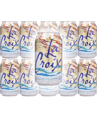 La Croix Coconut Naturally Essenced Flavored Sparkling Water, 12 oz Can (Pack of 10, Total of 120 Oz) 12 Fl Oz (Pack of 10)