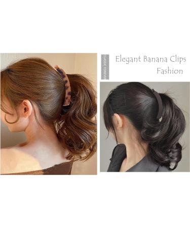 6 Pieces Large Banana Hair Clips for Women Ponytail Holder Banana Clips for Fine Thick Hair 6 Multi Colors D - Buy Online on GoSupps.com