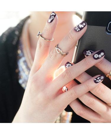 5000 3D Flower Nail Stickers Set with Tweezer - Multicolor Floral Decals for Manicure, 100 Sheets Self-Adhesive Nail Art Stickers - Classic-Chic Floral Series - Buy Online on GoSupps.com