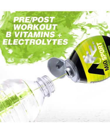 MiO Sport Electrolytes Lemon Lime Liquid Water Enhancer 12 Pack - 1.62 fl oz - Buy Online on GoSupps.com