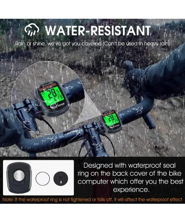 Bike Computer with Solar Energy | Wireless Bicycle Speedometer & Odometer | Waterproof LCD Backlight | Multi-Function Cycling Computer - Buy Online on GoSupps.com