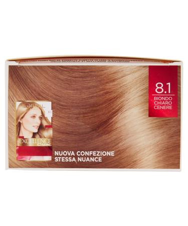 L'Or al Paris Excellence Cr me 8.1 Cool Blonde Hair Color - 100% Gray Coverage 3-Way Care Shampoo & Cream International Shipping Available - Buy Online on GoSupps.com