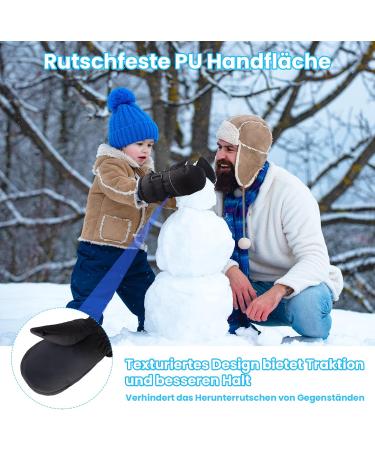 Warm Waterproof Ski Gloves for Children - Windproof Snowboard Gloves for Ages 2-8 | Perfect for Winter Activities - Buy Online on GoSupps.com