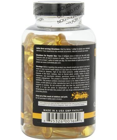 Controlled Labs OxiMega Fish Oil - Citrus Flavor, 120 Softgels | Premium Omega-3 Supplement - Buy Online on GoSupps.com