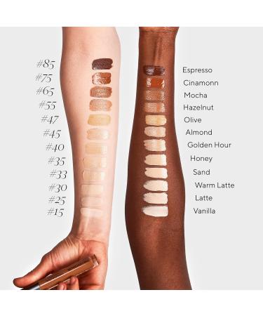 M DARA Organic Skincare Concealer 45 ALMOND | Hyaluronic Acid Makeup | Vegan & Ecocert Certified | 0.13 oz - Buy Online on GoSupps.com