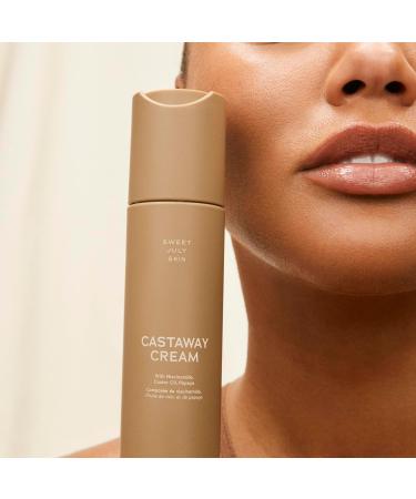 SWEET JULY SKIN Castaway Cream - Hydrating Daily Face Moisturizer with Niacinamide & Shea Butter for All Skin Types | Anti-Aging Clean & Fragrance Free | 1.7 Fl oz - Buy Online on GoSupps.com