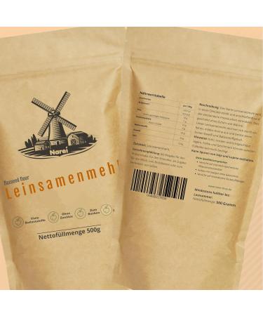 Nare Egg Linseed Flour - 30% Protein - Organic Natural Protein Powder for Smoothies Shakes Baking - 500g Meal Replacement - Buy Online on GoSupps.com