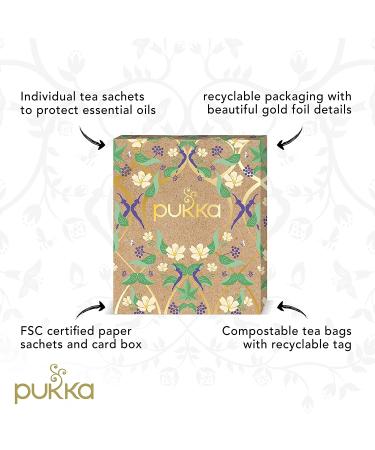 Pukka Organic Tea Bags Gift Set - Relax Selection Box - 45 Herbal Tea Bags - Buy Online on GoSupps.com