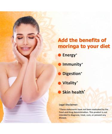 Reddy Naturals Aryana Moringa Powder - Organic Moringa Leaf Extract Superfood Powder Great-Tasting Fast-Dissolving Moringa 4.2 oz (120 g) - Buy Online on GoSupps.com