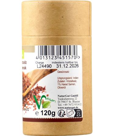 Black salt Kala Namak ground in Spreader 0.3lbs - Buy Online on GoSupps.com
