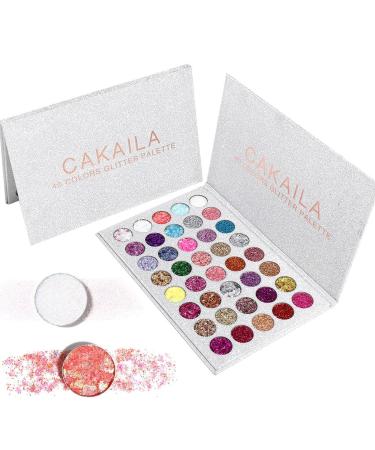 smashing smashing 5 x 40 Colors Festival Style Ultra Slim Shimmer Shimmer Eyeshadow Palette Makeup Palette Durable Waterproof