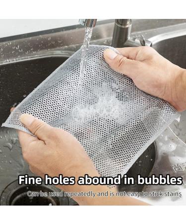 10Pcs Multipurpose Wire Dishwashing Rags for Wet and Dry Dish Cloths for Washing Up Reusable Dishwashing Kitchen Towels Lint Free Duster Cloth Non-Scratch Wire Dishcloth (Single Layer 10Pcs) - Buy Online on GoSupps.com