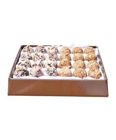 Organic Bath Chocolates Gift Set 24 pcs Vegan Chocolate and Cranberry Highest Quality - Handmade Bath Bombs from Austria - Buy Online on GoSupps.com