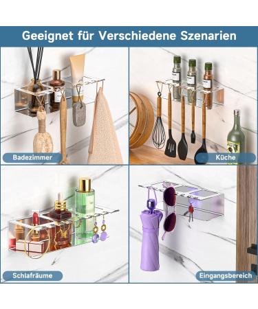Buy 304 Stainless Steel Toothbrush Holder - Wall-Mounted No Drilling Perfect for Family & Kids - Durable Toothbrush & Razor Storage Solution - Buy Online on GoSupps.com