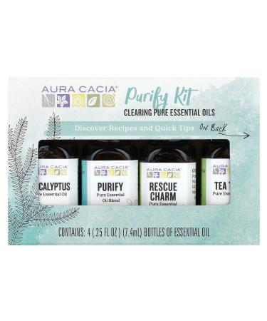 Buy Aura Cacia Purify Essential Oil Kit | Natural Aromatherapy for Wellness Fast International Shipping - Buy Online on GoSupps.com