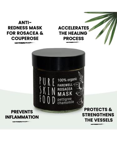 Pure Skin Food Bio Farewell Rosacea Face Mask - 60ml | Soothing Solution for Rosacea | International Shipping Available - Buy Online on GoSupps.com