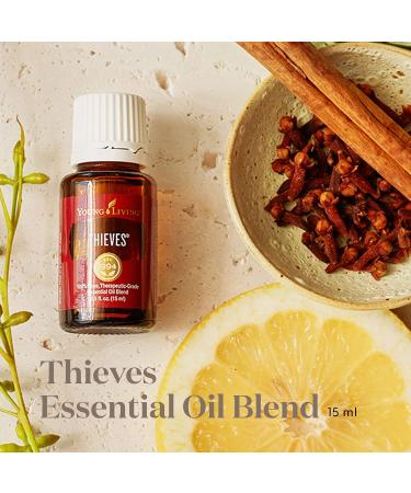 Young Living Thieves Essential Oil Blend 15ml - Immune Support & Cleansing | 100% Pure Therapeutic Grade - Buy Online on GoSupps.com