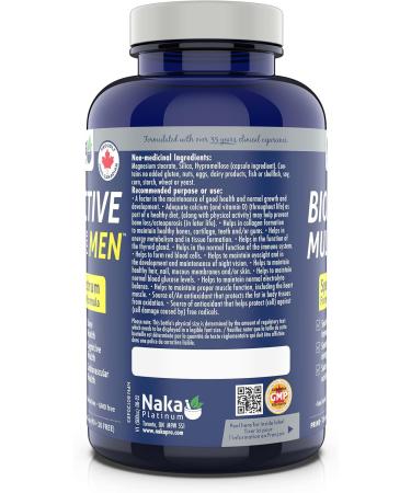  120 vcaps Bioactive Multi for Men Full Spectrum Multivitamin Formula Made in Canada 120 count (Pack of 1) - Buy Online on GoSupps.com