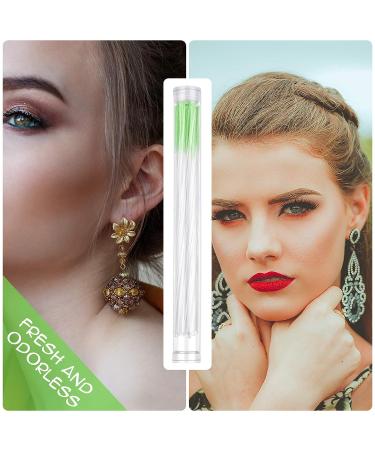 180 pc Rose Fragrance Earrings Hole Cleaner Kit - Piercing Floss for Odor Removal & Aftercare - Green Ear Piercing Cleaning Tool - Buy Online on GoSupps.com