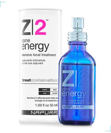 Z2 Hair Growth Serum - 1.69 fl oz - Natural Scalp Treatment for Hair Regrowth - Powerful Hair Loss Solution for Women and Men - Intensive Strengthening with Rosemary  Eucalyptus  and Lavender Essential Oils by NAPURA
